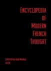Encyclopedia of Modern French Thought - eBook