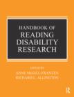 Handbook of Reading Disability Research - eBook
