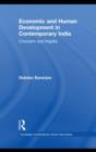 Economic and Human Development in Contemporary India : Cronyism and fragility - eBook