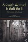 Scientific Research In World War II : What scientists did in the war - eBook