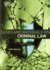 Cases & Materials on Criminal Law : Fourth Edition - eBook