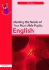 Meeting the Needs of Your Most Able Pupils: English - eBook