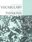 Developing Vocabulary for College Thinking - Book