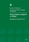 Smart Meters : Progress or Delay?, Ninth Report of Session 2014-15, Report, Together with Formal Minutes Relating to the Report - Book
