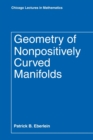 Geometry of Nonpositively Curved Manifolds - Book