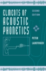 Elements of Acoustic Phonetics - eBook