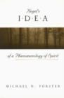 Hegel's Idea of a Phenomenology of Spirit - Book