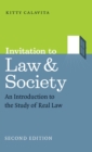 Invitation to Law and Society : An Introduction to the Study of Real Law - Book