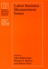 Labor Statistics Measurement Issues - Book