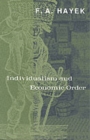 Individualism and Economic Order - Book