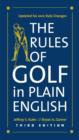 The Rules of Golf in Plain English - Book