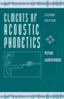 Elements of Acoustic Phonetics - Book