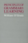 Principles of Grammar and Learning - Book