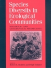 Species Diversity in Ecological Communities - Book