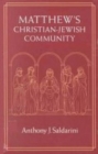 Matthew's Christian-Jewish Community - Book