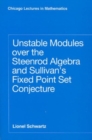 Unstable Modules over the Steenrod Algebra and Sullivan's Fixed Point Set Conjecture - Book