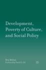 Development, Poverty of Culture, and Social Policy - eBook