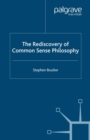 The Rediscovery of Common Sense Philosophy - eBook
