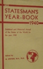 The Statesman's Year-Book : Statistical and Historical Annual of the States of the World for the Year 1940 - eBook