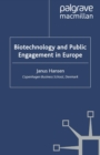 Biotechnology and Public Engagement in Europe - eBook