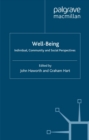 Well-Being : Individual, Community and Social Perspectives - eBook