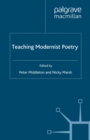 Teaching Modernist Poetry - eBook