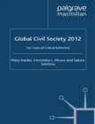 Global Civil Society 2012 : Ten Years of Critical Reflection - eBook