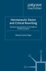 Hermeneutic Desire and Critical Rewriting : Narrative Interpretation in the Wake of Poststructuralism - eBook