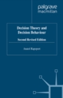 Decision Theory and Decision Behaviour - eBook
