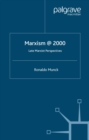 Marx @ 2000 : Late Marxist Perspectives - eBook