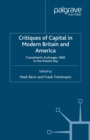 Critiques of Capital in Modern Britain and America : Transatlantic Exchanges 1800 to the Present Day - eBook