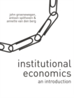 Institutional Economics : An Introduction - Book