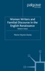 Women Writers and Familial Discourse in the English Renaissance : Relative Values - eBook