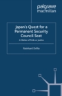 Japan's Quest for a Permanent Security-Council Seat : A Matter of Pride or Justice? - eBook