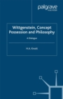 Wittgenstein, Concept Possession and Philosophy : A Dialogue - eBook