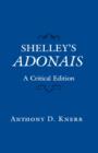 Shelley’s Adonais : A Critical Edition - Book