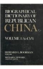 Biographical Dictionary of Republican China - Book