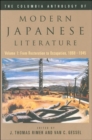 The Columbia Anthology of Modern Japanese Literature : Volume 1: From Restoration to Occupation, 1868-1945 - Book