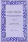 Giles of Rome's On Ecclesiastical Power : A Medieval Theory of World Government - Book