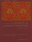 Sources of Japanese Tradition : 1600 to 2000 - Book
