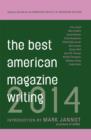The Best American Magazine Writing 2014 - eBook