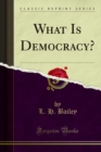 What Is Democracy? - eBook