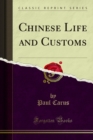 Chinese Life and Customs - eBook