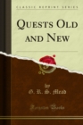 Quests Old and New - eBook
