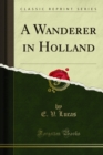 A Wanderer in Holland - eBook