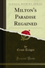 Milton's Paradise Regained - eBook