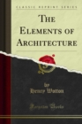 The Elements of Architecture - eBook