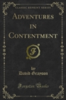 Adventures in Contentment - eBook
