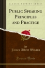 Public Speaking Principles and Practice - eBook