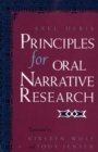 Principles for Oral Narrative Research - Book